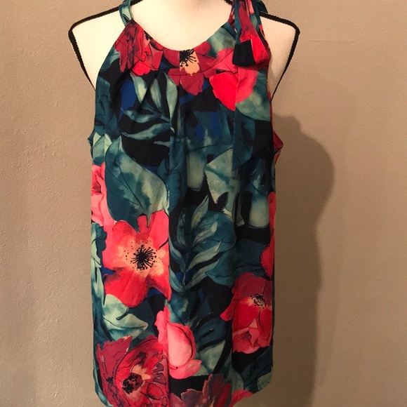 Tommy Bahama Tops - Tommy Bahama Floral Halter Blouse